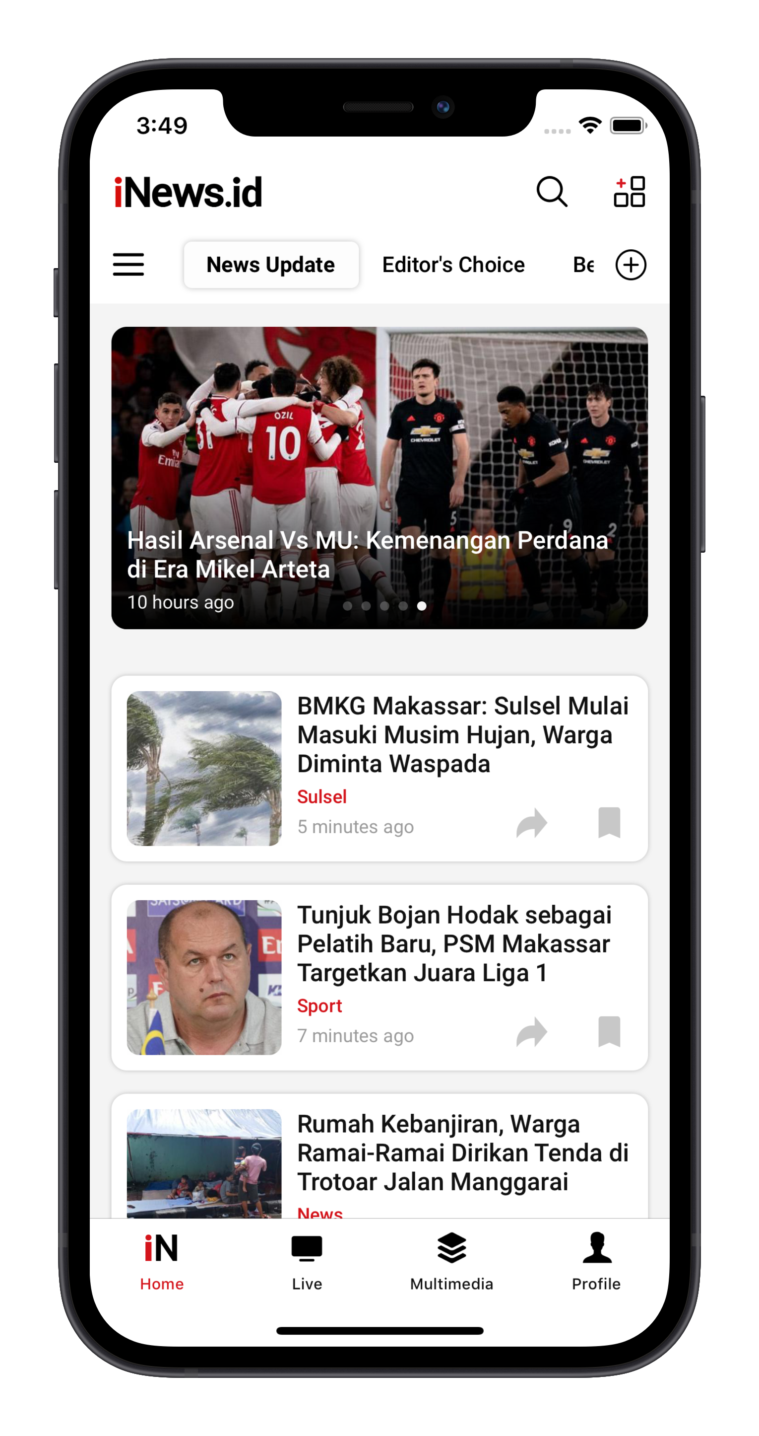 iNews.id news feed